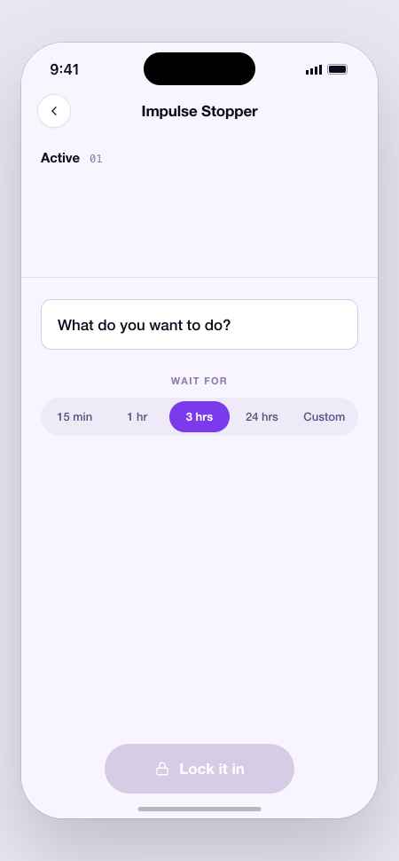 Impulse Stopper screen